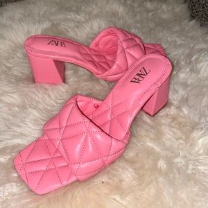 Zara pink heels